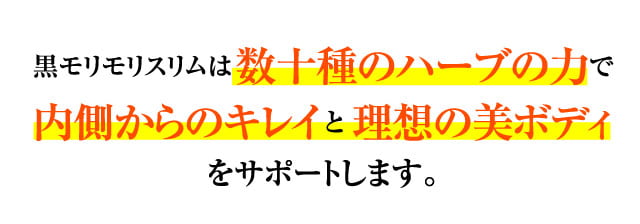 公式】黒モリモリスリム｜ ハーブ健康本舗